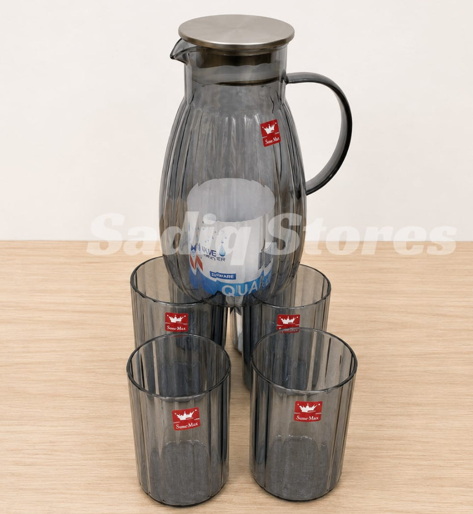 7 Pcs Imported water set gray