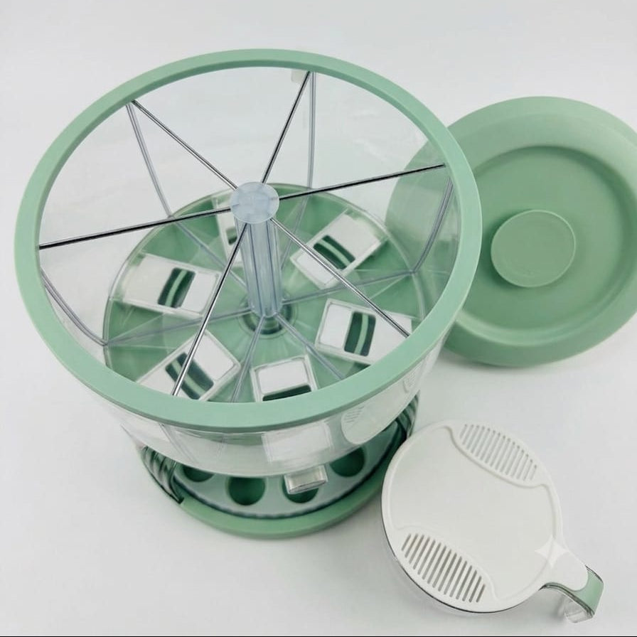 10 kg revolving daal container with different portions