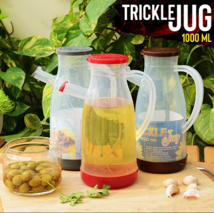 Trickle Jug 1000 ml ( 1 Liter ) Oil Dispenser / Juice Jug