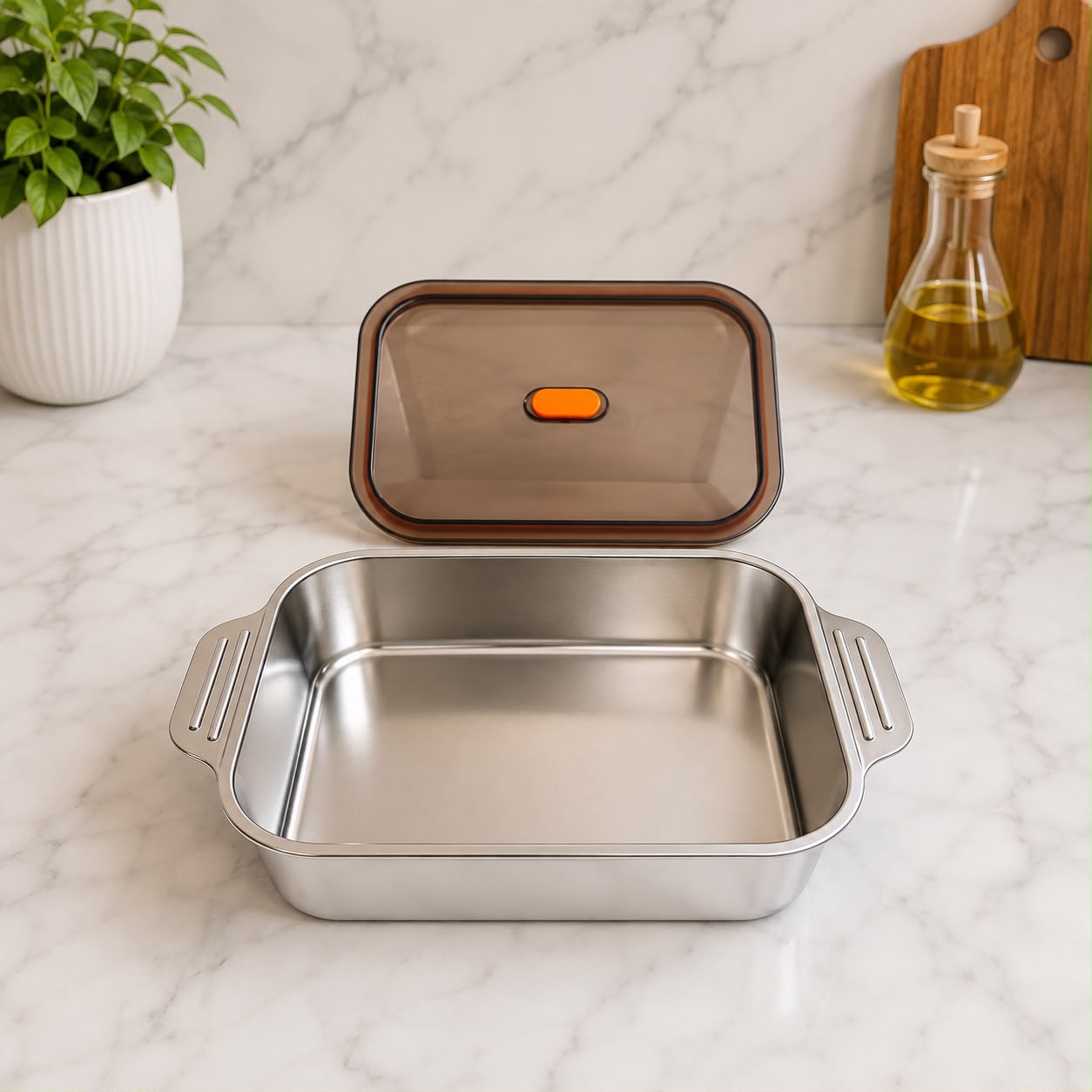 304 Stainless Steel leak proof Food Containers with Lids