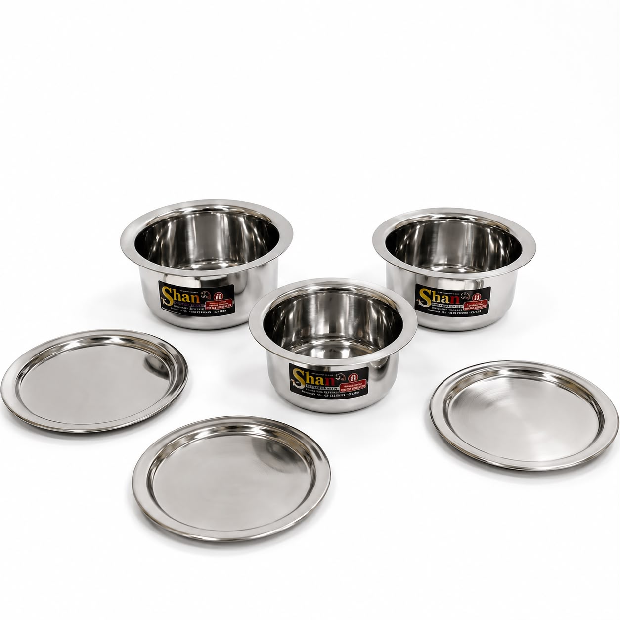Stainless Steel baby pot Set (3 Piece)
