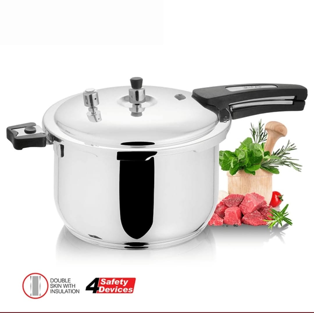 Alpha stainless steel Cooker Double Bottom Heavy weight
