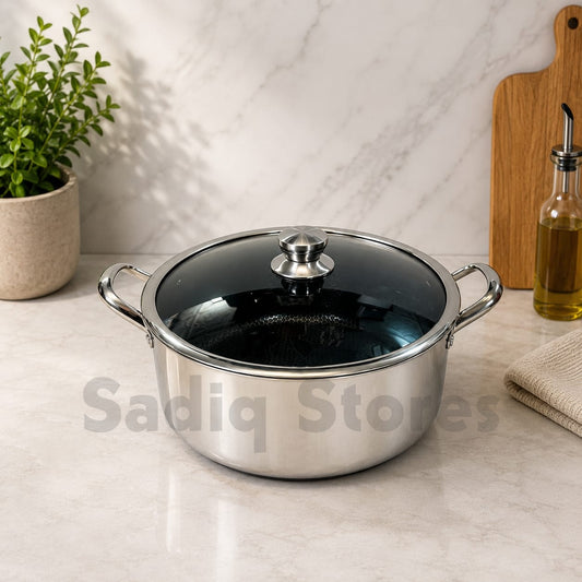 Stainless steel honeycomb / lazer coating cooking pots double side