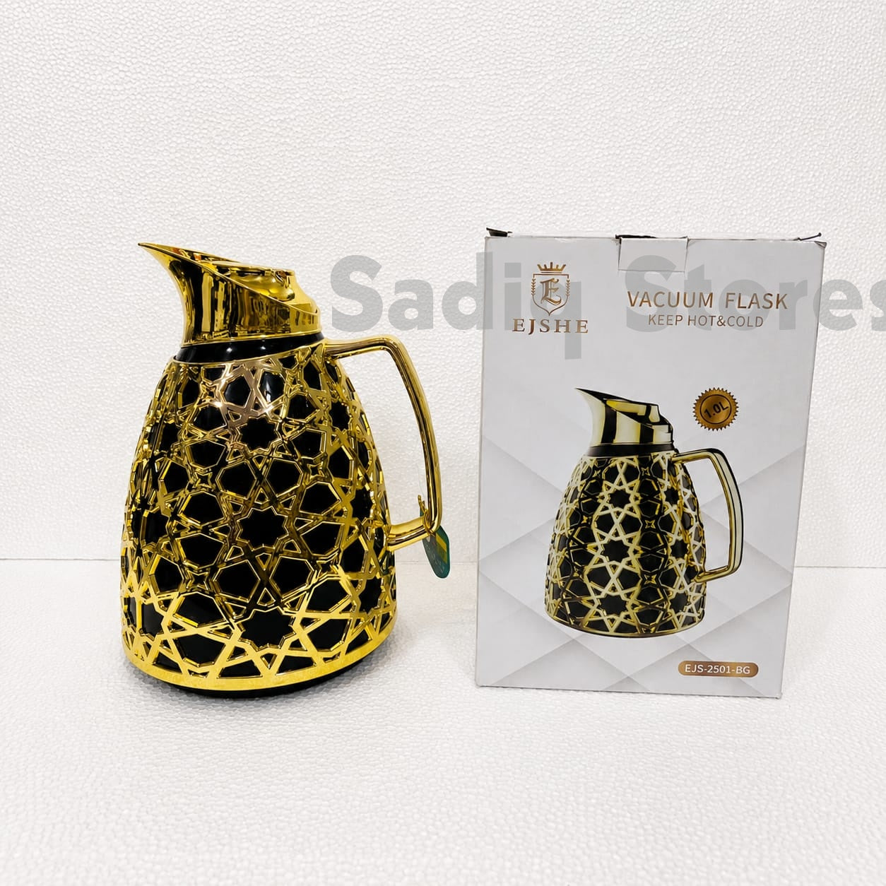 EJSHE 1 Ltr Glass thermos flask