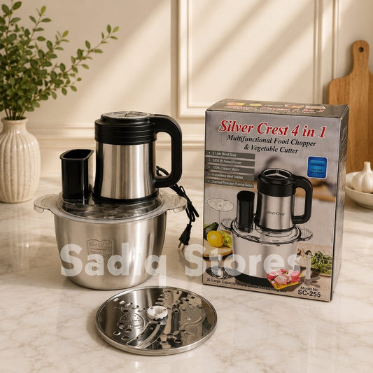 Silver Crest 4 in 1 multifunctional chopper with  vegetable cutter