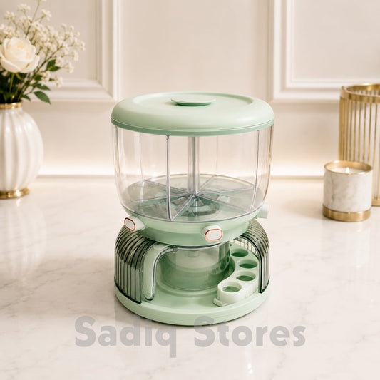 10 kg revolving daal container with different portions