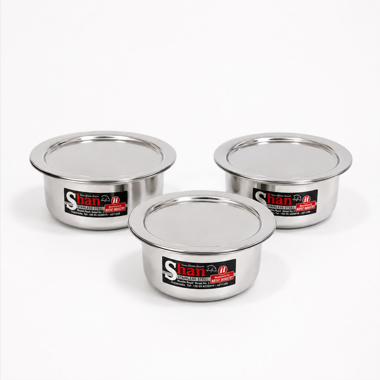 Stainless Steel baby pot Set (3 Piece)