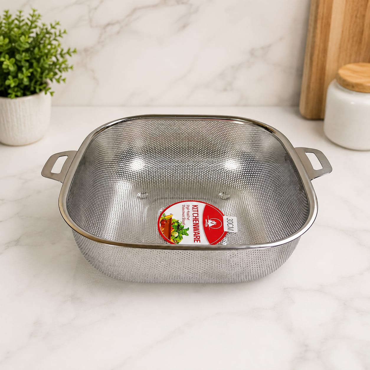 Multipurpose Stainless Steel Rice/vegetables Strainer with Handle