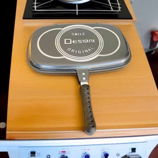 Dessini Die Casting Double Grill Pan 36cm