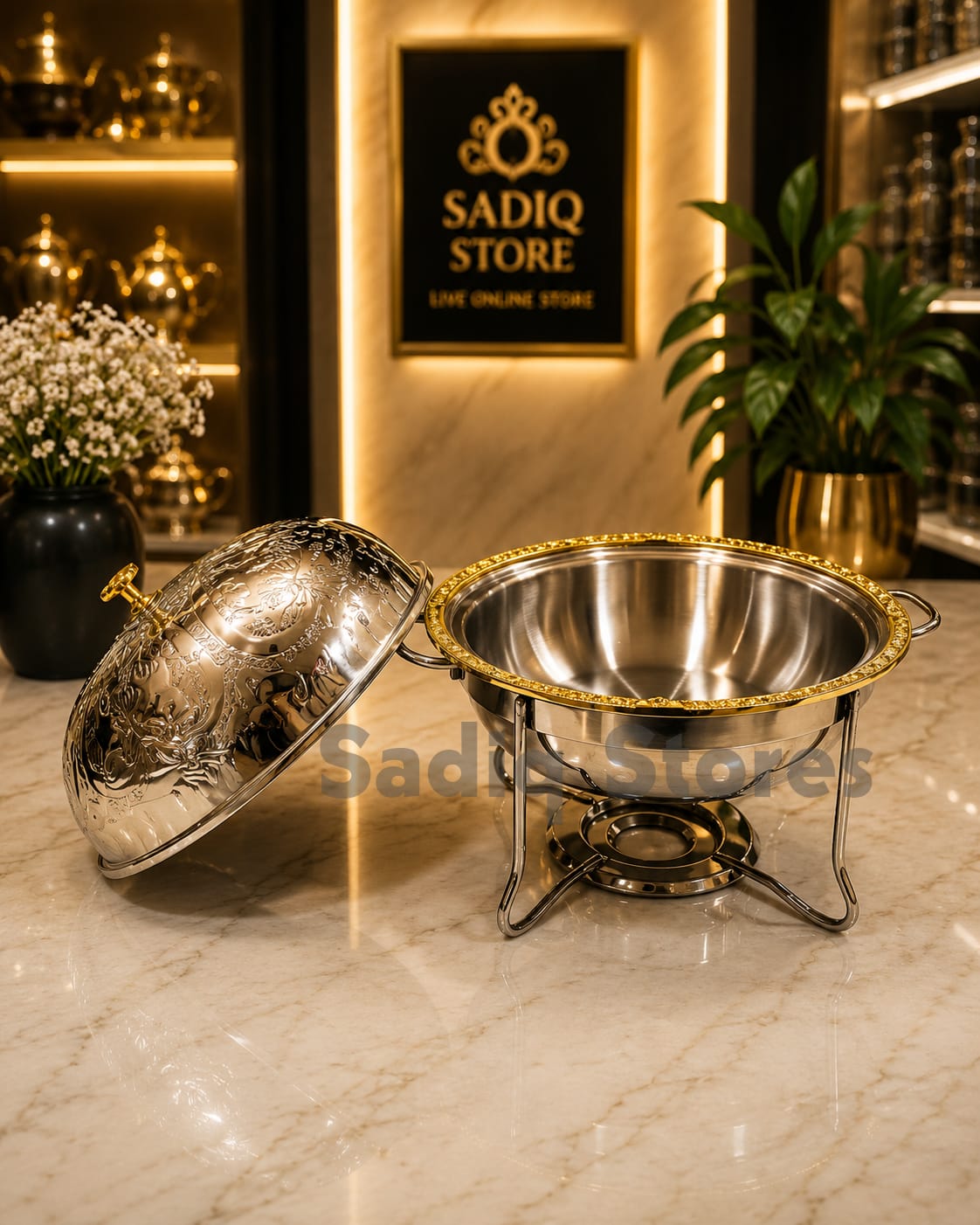 Virsa Stainless Steel serving dish