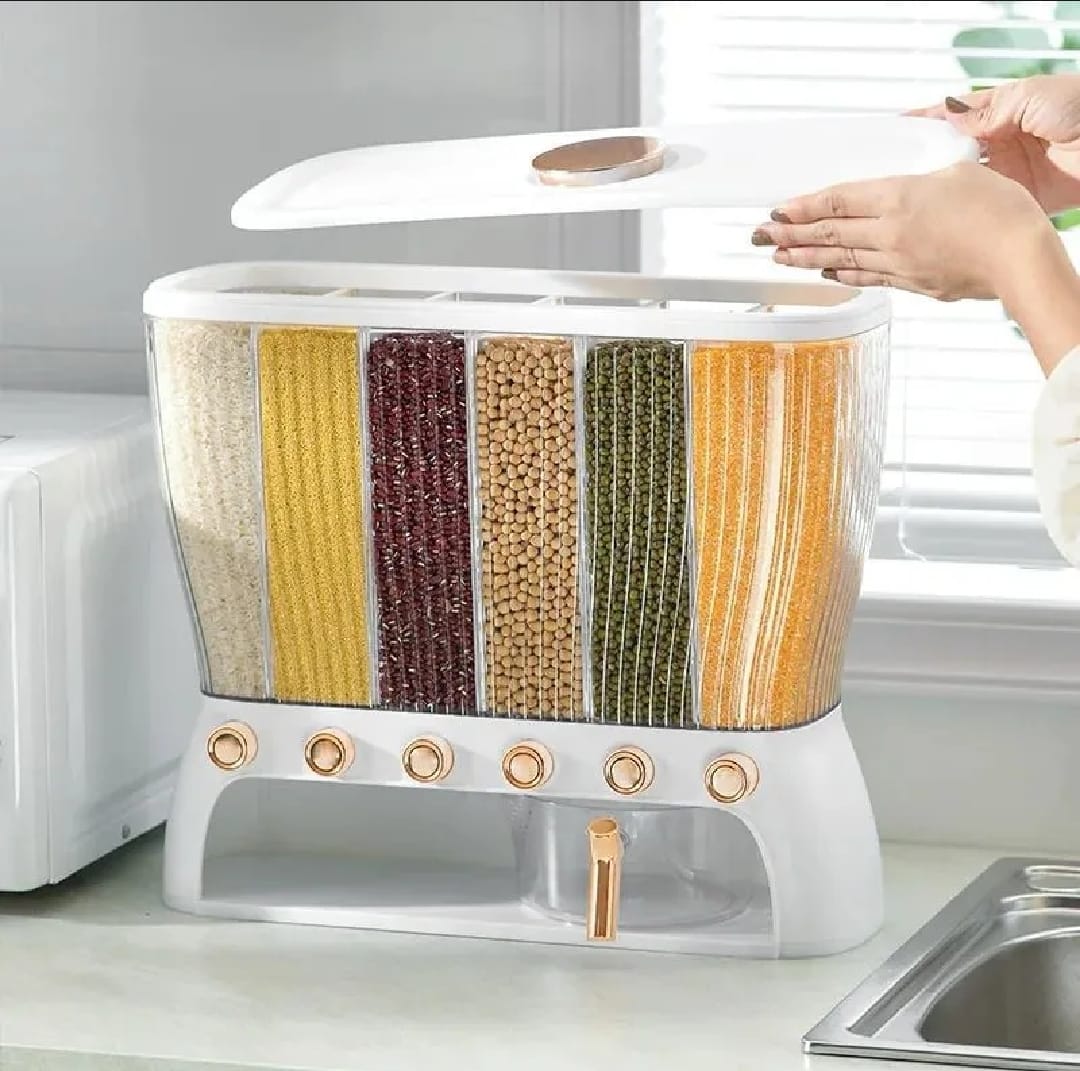 Daal organizer/ Daal rack 6 compartments with 10 kg capicity