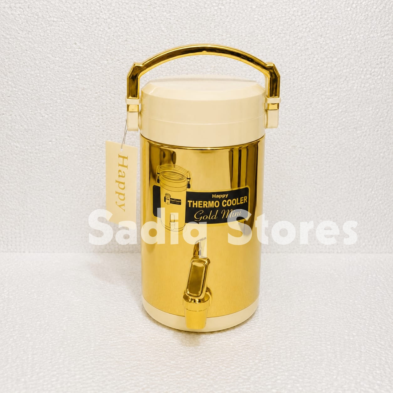 Set of 2 pcs hot & cool Golden thermos & water cooler