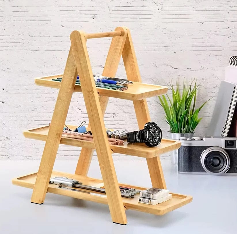 3 tire bambo tray