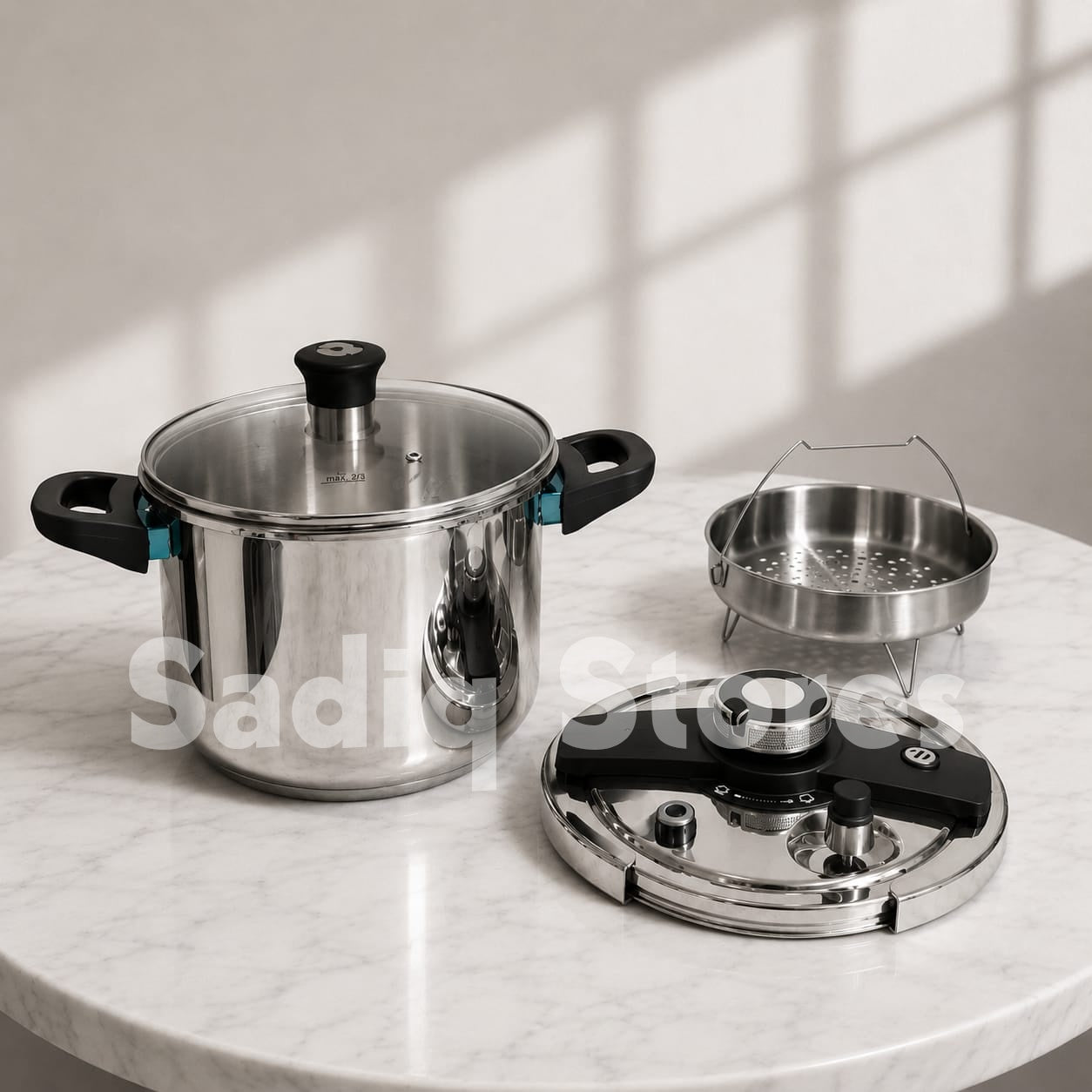 Unique 9L Automatic 3in1 Pressure Cooker | Steamer & Cooking Pot