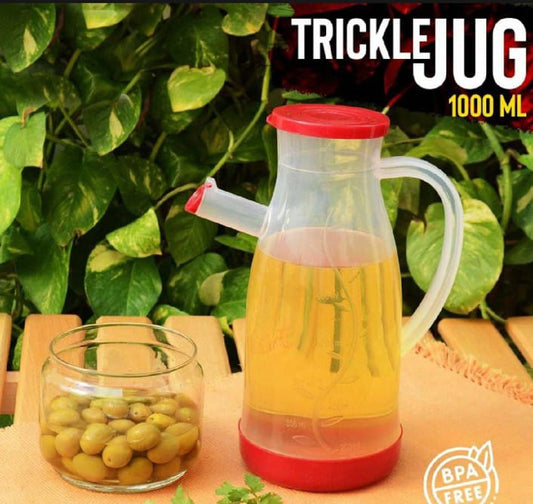 Trickle Jug 1000 ml ( 1 Liter ) Oil Dispenser / Juice Jug
